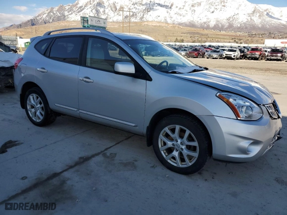 2011 Nissan Rogue SV with VIN JN8AS5MV9BW677702, listed as a Copart auction lot 48385175 with 138,184 mi miles and Salvage Title. Bid and sale history available at carsss.com. Image 4.