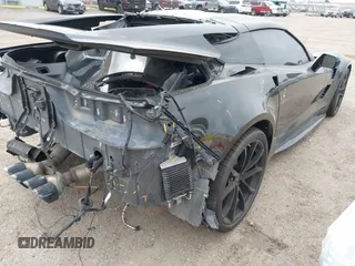2019 Chevrolet Corvette Grand Sport 1LT with VIN 1G1YW2D75K5112067, listed as a IAAI auction lot 42087555 with Not provided miles and . Bid and sale history available at DreamBid. Image 4.