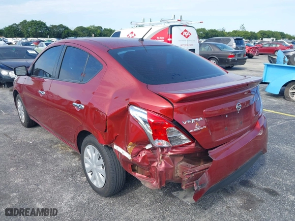2019 Nissan Versa Sedan SV with VIN 3N1CN7AP1KL805761, listed as a IAAI auction lot 41343460 with 80,047 mi miles. Bid and sale history available at carsss.com. Image 6.