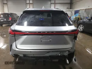 2024 Lexus RX with VIN 2T2BAMCAXRC063137, listed as a Copart auction lot 81781994 with 9,843 mi miles and Salvage Title. Bid and sale history available at carsss.com. Image 6.