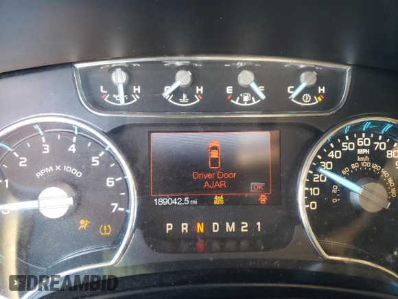 2012 Ford F-150 XL with VIN 1FTFW1EF1CFC47492, listed as a Copart auction lot 49002225 with 189,042 mi miles and Salvage Title. Bid and sale history available at carsss.com. Image 9.