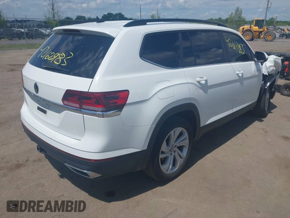 2023 Volkswagen Atlas SE with VIN 1V2JR2CA6PC530345, listed as a IAAI auction lot 42162983 with 18,535 mi miles and . Bid and sale history available at DreamBid. Image 4.