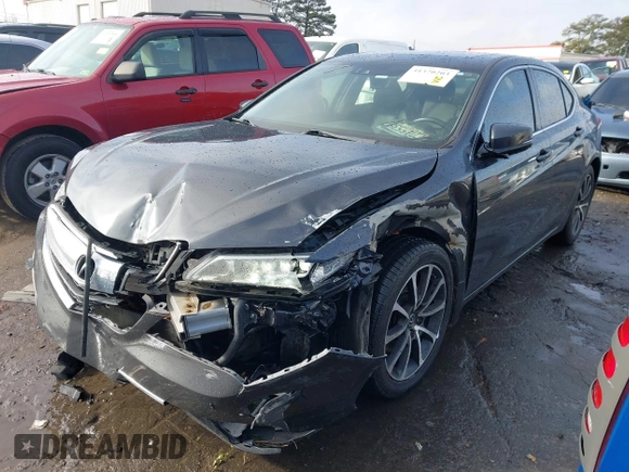 2015 Acura TLX Technology with VIN 19UUB2F58FA010967, listed as a IAAI auction lot 41370203 with 195,000 mi miles and . Bid and sale history available at DreamBid. Image 2.