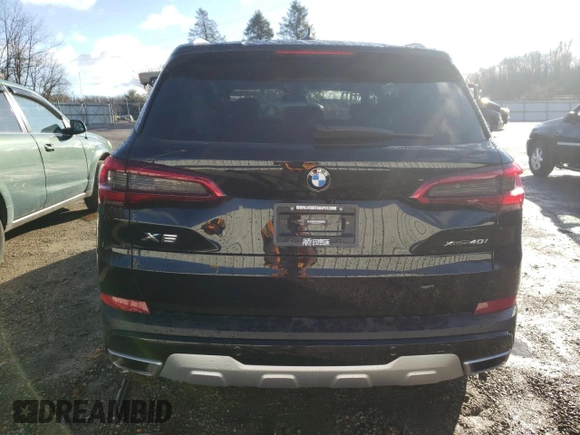 2020 BMW X5 xDrive40i with VIN 5UXCR6C05L9B98366, listed as a Copart auction lot 42340313 with 0 mi miles. Bid and sale history available at carsss.com. Image 6.