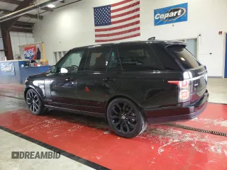 2018 Land Rover Range Rover HSE with VIN SALGS2RK2JA503106, listed as a Copart auction lot 51116135 with 54,639 mi miles and Salvage title. Bid and sale history available at DreamBid. Image 2.