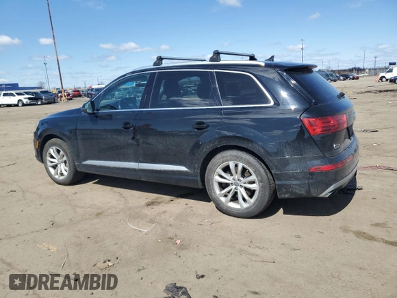 2017 Audi Q7 Premium Plus z VIN WA1LAAF79HD016667, wystawiony jako Copart lot #51255925 z przebiegiem 141 949 mil mil oraz Szkoda całkowita • Salvage title. Historia ofert i sprzedaży dostępna na DreamBid. Obrazek 2.