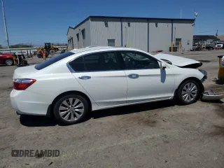 2013 Honda Accord Touring with VIN 1HGCR3F91DA000276, listed as a Copart auction lot 60931425 with 146,661 mi miles and Salvage title. Bid and sale history available at DreamBid. Image 3.
