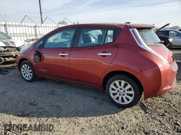 2015 Nissan LEAF SV with VIN 1N4AZ0CP7FC311909, listed as a Copart auction lot 39358473 with 84,576 mi miles. Bid and sale history available at carsss.com. Image 2.
