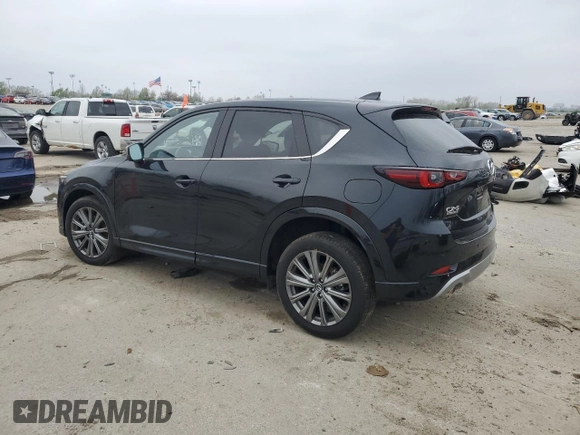 2024 Mazda CX-5 2.5 Turbo Signature with VIN JM3KFBXY6R0401491, listed as a Copart auction lot 52446225 with 13,951 mi miles and Salvage Title. Bid and sale history available at carsss.com. Image 2.