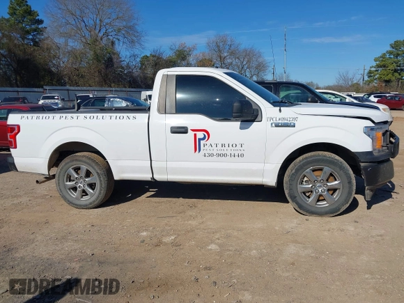 2018 Ford F-150 XL with VIN 1FTMF1CB6JKE60661, listed as a IAAI auction lot 41276885 with 142,090 mi miles. Bid and sale history available at carsss.com. Image 14.