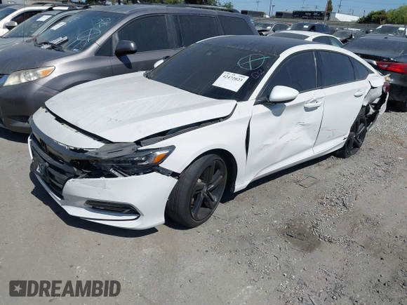 2019 Honda Accord Sport with VIN 1HGCV1F38KA156534, listed as a IAAI auction lot 42472023 with 66,752 mi miles and . Bid and sale history available at DreamBid. Image 2.