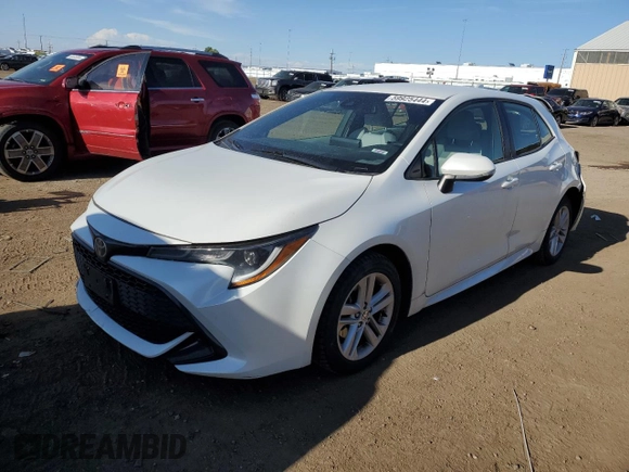 2022 Toyota Corolla Hatchback SE with VIN JTND4MBE5N3190336, listed as a Copart auction lot 59925444 with 70,049 mi miles and Non Repairable. Bid and sale history available at carsss.com. Image 1.