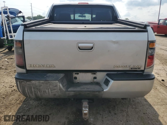 2008 Honda Ridgeline RTL with VIN 2HJYK16508H540263, listed as a Copart auction lot 67413854 with 200,732 mi miles and Clean Title. Bid and sale history available at carsss.com. Image 6.