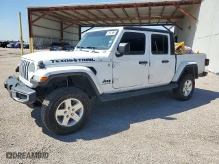 2021 Jeep Gladiator Texas Trail with VIN 1C6HJTAG2ML558764, listed as a Copart auction lot 46788715 with 93,359 mi miles and Clean Title. Bid and sale history available at carsss.com. Image 1.
