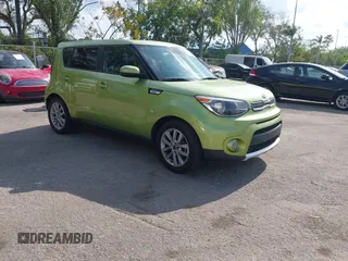 2017 Kia Soul + with VIN KNDJP3A54H7877024, listed as a IAAI auction lot 42107203 with 85,218 mi miles. Bid and sale history available at carsss.com. Image 1.