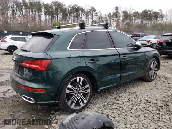 2018 Audi SQ5 Premium Plus with VIN WA1A4AFY7J2142857, listed as a Copart auction lot 46485883 with 0 mi miles. Bid and sale history available at carsss.com. Image 3.
