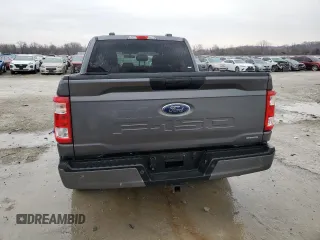 2021 Ford F-150 XL with VIN 1FTEW1CP1MFA48094, listed as a Copart auction lot 47822195 with 56,506 mi miles and Salvage Title. Bid and sale history available at carsss.com. Image 6.