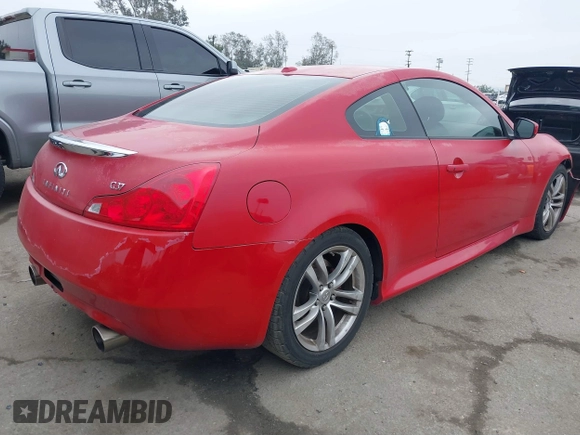 2008 Infiniti G37 Coupe Journey with VIN JNKCV64E88M121398, listed as a IAAI auction lot 41893546 with 135,181 mi miles. Bid and sale history available at carsss.com. Image 4.