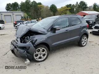 2021 Ford EcoSport SE z VIN MAJ6S3GL1MC400164, wystawiony jako Copart lot #55053875 z przebiegiem 32 498 mil mil oraz Szkoda całkowita • Salvage title. Historia ofert i sprzedaży dostępna na DreamBid. Obrazek 1.