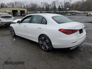 2022 Mercedes-Benz C 300 with VIN W1KAF4HB0NR044069, listed as a Copart auction lot 49874475 with Not Provided miles and Salvage Title. Bid and sale history available at DreamBid. Image 2.