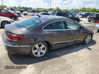 2013 Volkswagen CC R-Line with VIN WVWBP7AN8DE570229, listed as a Copart auction lot 58868614 with 92,166 mi miles and Salvage Title. Bid and sale history available at carsss.com. Image 3.