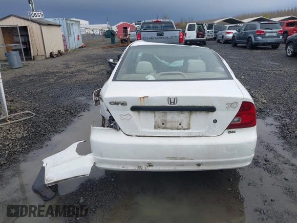 2003 Honda Civic DX with VIN 1HGEM22203L039793, listed as a IAAI auction lot 41916813 with 160,631 mi miles and . Bid and sale history available at DreamBid. Image 16.