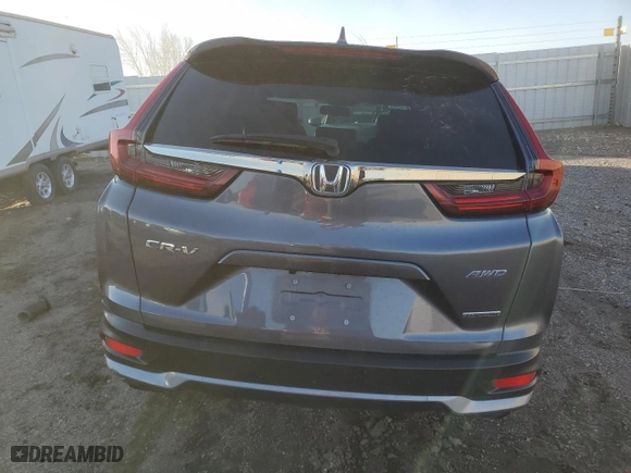 2020 Honda CR-V Touring with VIN 5J6RW2H92LL013429, listed as a Copart auction lot 80982764 with 0 mi miles and Salvage Title. Bid and sale history available at carsss.com. Image 6.