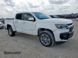 2022 Chevrolet Colorado 2WD Work Truck with VIN 1GCGSBEN5N1125523, listed as a Copart auction lot 65755525 with 52,440 mi miles and Salvage title. Bid and sale history available at DreamBid. Image 4.