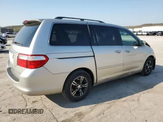 2007 Honda Odyssey Touring with VIN 5FNRL38817B099305, listed as a Copart auction lot 52005335 with 215,799 mi miles and Salvage Title. Bid and sale history available at carsss.com. Image 3.