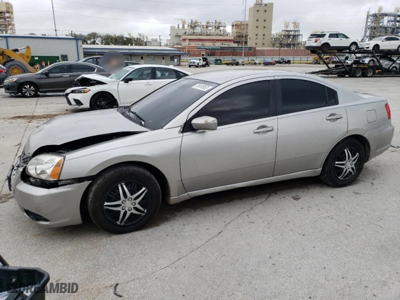 2009 Mitsubishi Galant ES with VIN 4A3AB36F69E011268, listed as a Copart auction lot 73410952 with 213,147 mi miles and Salvage Title. Bid and sale history available at carsss.com. Image 1.