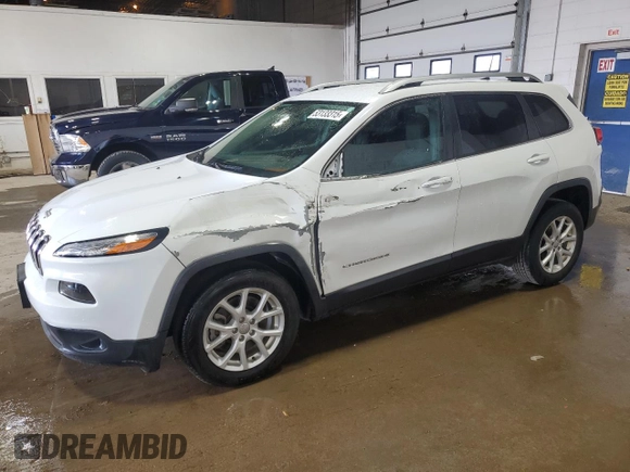 2017 Jeep Cherokee Latitude with VIN 1C4PJLCB9HD233423, listed as a Copart auction lot 53133315 with 113,150 mi miles and Salvage Title. Bid and sale history available at carsss.com. Image 1.