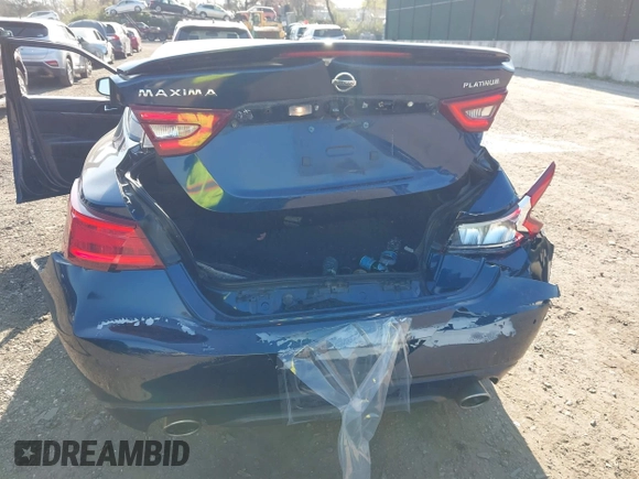 2017 Nissan Maxima S with VIN 1N4AA6AP8HC385405, listed as a IAAI auction lot 42112399 with 99,286 mi miles and . Bid and sale history available at DreamBid. Image 6.