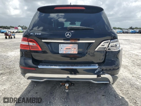 2013 Mercedes-Benz M 350 with VIN 4JGDA5JB1DA158693, listed as a Copart auction lot 60065005 with 98,896 mi miles and Salvage title. Bid and sale history available at DreamBid. Image 6.