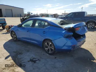 2021 Nissan Sentra SV with VIN 3N1AB8CV1MY238913, listed as a Copart auction lot 46641535 with 83,236 mi miles and Salvage Title. Bid and sale history available at carsss.com. Image 2.