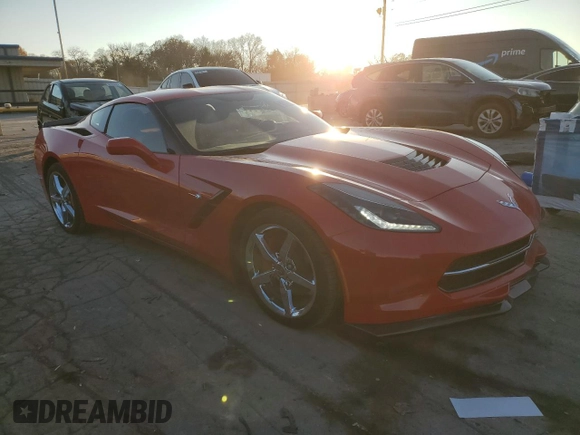 2014 Chevrolet Corvette 2LT with VIN 1G1YC2D74E5122781, listed as a Copart auction lot 82669644 with 74,658 mi miles and Clean Title. Bid and sale history available at carsss.com. Image 4.