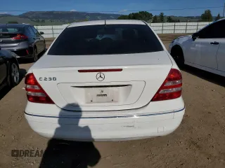 2006 Mercedes-Benz C 230 Sport with VIN WDBRF52H76F792822, listed as a Copart auction lot 50024555 with 191,651 mi miles and Salvage Title. Bid and sale history available at carsss.com. Image 6.