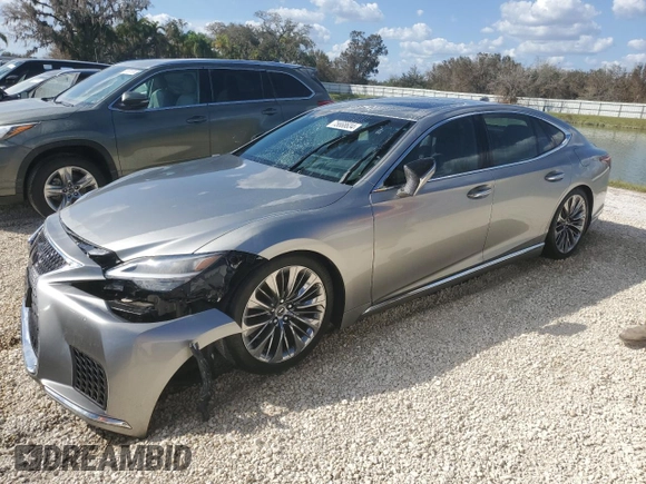 2021 Lexus LS 500 with VIN JTHD51FF7M5014893, listed as a Copart auction lot 75668634 with Not provided miles and Non repairable. Bid and sale history available at DreamBid. Image 1.