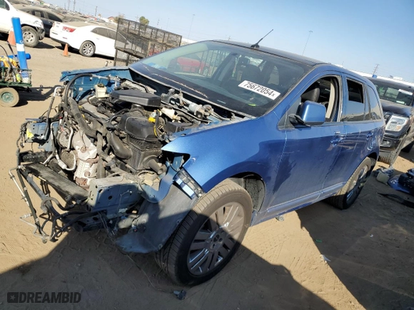 2010 Ford Edge Sport with VIN 2FMDK4AC2ABA66296, listed as a Copart auction lot 75672054 with 144,210 mi miles and Salvage Title. Bid and sale history available at carsss.com. Image 1.