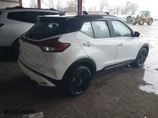2024 Nissan Kicks SR with VIN 3N1CP5DV7RL477815, listed as a IAAI auction lot 41711502 with 17,198 mi miles. Bid and sale history available at carsss.com. Image 4.