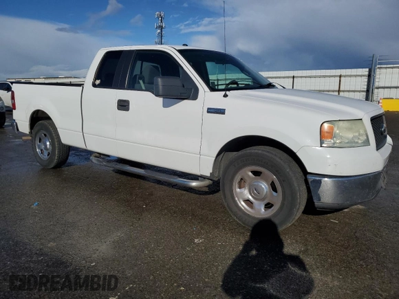 2006 Ford F-150 XL with VIN 1FTPX12V36NB64055, listed as a Copart auction lot 47470455 with 155,187 mi miles and Salvage Title. Bid and sale history available at carsss.com. Image 4.