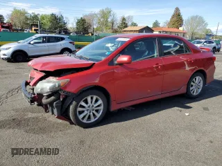 2010 Toyota Corolla with VIN 2T1BU4EE1AC479335, listed as a Copart auction lot 55787285 with 165,288 mi miles and Salvage title. Bid and sale history available at DreamBid. Image 1.