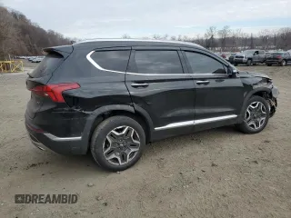 2023 Hyundai Santa Fe Limited with VIN 5NMS4DAL2PH624776, listed as a Copart auction lot 88330945 with 12,517 mi miles and Salvage Title. Bid and sale history available at carsss.com. Image 3.