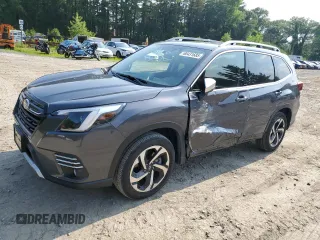 2023 Subaru Forester Touring with VIN JF2SKARC1PH493545, listed as a Copart auction lot 60431685 with 14,109 mi miles and Salvage title. Bid and sale history available at DreamBid. Image 1.