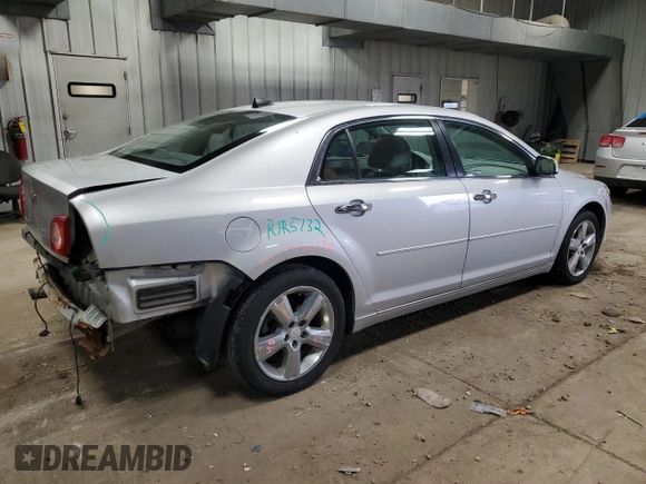2012 Chevrolet Malibu 2LT with VIN 1G1ZD5E05CF138645, listed as a Copart auction lot 55139115 with 128,935 mi miles and Clean Title. Bid and sale history available at DreamBid. Image 3.