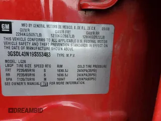 2009 Saturn VUE XE z VIN 3GSDL43N19S553483, wystawiony jako Copart lot #69051474 z przebiegiem 100 051 mil mil oraz Nie do naprawy. Historia ofert i sprzedaży dostępna na DreamBid. Obrazek 14.