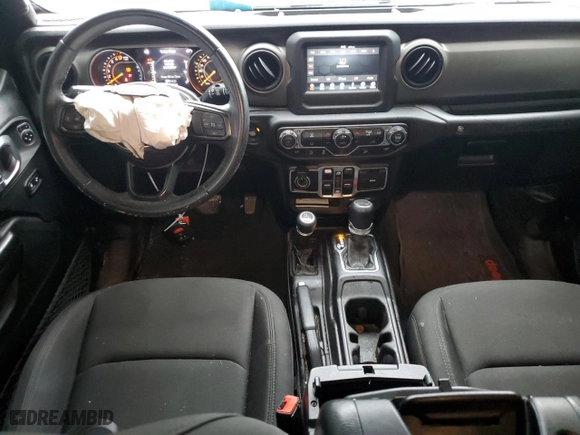 2019 Jeep Wrangler Unlimited Sport S with VIN 1C4HJXDG0KW664752, listed as a Copart auction lot 44747105 with 153,663 mi miles and Salvage Title. Bid and sale history available at carsss.com. Image 8.