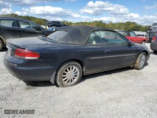 2001 Chrysler Sebring Limited with VIN 1C3EL65U01N711623, listed as a Copart auction lot 75607884 with 0 mi miles and Salvage Title. Bid and sale history available at carsss.com. Image 3.