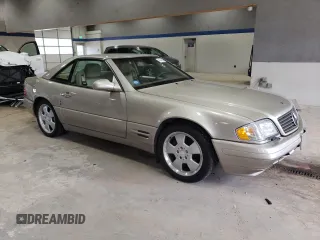 1999 Mercedes-Benz SL-Class with VIN WDBFA68F9XF185352, listed as a Copart auction lot 44048085 with 86,276 mi miles and Clean Title. Bid and sale history available at carsss.com. Image 4.