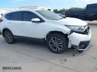 2021 Honda CR-V EX with VIN 5J6RW1H56MA008030, listed as a IAAI auction lot 41165586 with 56,835 mi miles. Bid and sale history available at carsss.com. Image 1.