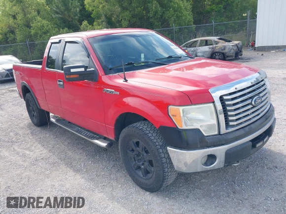 2010 Ford F-150 XL with VIN 1FTEX1E8XAFB25494, listed as a IAAI auction lot 42048597 with 245,054 mi miles. Bid and sale history available at carsss.com. Image 1.